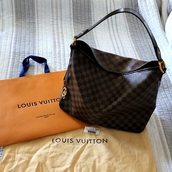 Louis Vuitton Delightful MM in Damier Ebene EUC